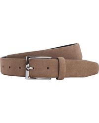 Hackett - Suede Feather Edge Belt - Lyst