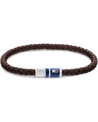 Tommy Hilfiger Jewelry Bracelet pour en Cuir Bleu - 2790294 - Noir