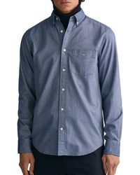 GANT - Reg Oxford Shirt Shirt - Lyst