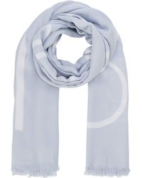 Calvin Klein 80x200cm Bind Scarf Sciarpa - Blu