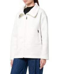 Geox - W Sweater Fleece Blanc De Blanc M_eu - Lyst
