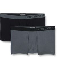 Emporio Armani - 2-pack Bamboo Viscose Trunks - Lyst