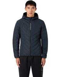 Emporio Armani - Premium Shield Packbare Daunenjacke Mit Kapuze - Lyst