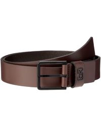 Calvin Klein 35mm ADJ Ck Signature Loop Belt Gürtel - Braun