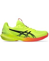 Asics - Solution Speed Ff 3 Clay Paris Sneaker Safety Yellow Black - Lyst