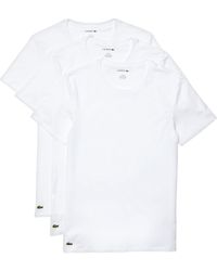 Lacoste - Essentials Basic Crew Shirt - Lyst