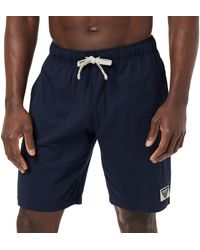 Emporio Armani - Piping Logoband Loungewear Bermuda Shorts - Lyst