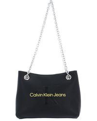 Calvin Klein - CKJ Sculpted Shoulder Bag24 Mono Fashion Black - Lyst