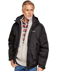 Regatta - | | Niviston Fleece Lined Waterproof Jacket | Black - Lyst