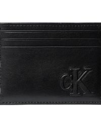 Calvin Klein - Uomo Porta Carte Bold in Pelle - Lyst