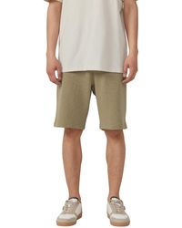 S.oliver - Detroit: Sweat-Bermuda mit Flammgarnstruktur im Relaxed Fit - Lyst