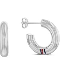 Tommy Hilfiger - Jewelry Pendientes de Aro para Mujer de Acero Inoxidable - 2780948 - Lyst