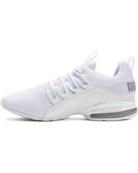 PUMA - Mens Axelion Refresh Runing Running Sneakers Shoes - White, White, 9 - Lyst