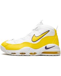 nike uptempo gialle