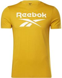 Reebok - Ri Big Logo Tee T-Shirts - Lyst