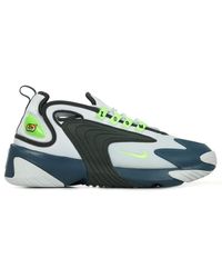 Nike Leather Zoom 2k In White Grey Blue White For Men Save 64 Lyst