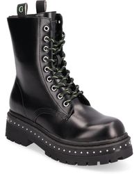 Guess - , Fl7jyalea10 High Boots Fashion Boots Fashion Boots, Black Patent, 4 Uk - Lyst