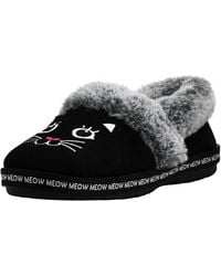 Skechers - Meow Pajamas Slipper - Wide Width Black 8 - Lyst