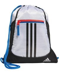 adidas - 's Alliance Sackpack Drawstring Backpack Gym Bag - Lyst