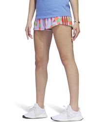 adidas - Pacer 3 Stripe Knit Shorts - Lyst