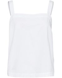 Vero Moda - Vmgili Square Neck Singlet Wvn Ga Top - Lyst