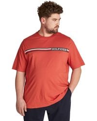 Tommy Hilfiger - Bt-chest Stripe Tee-b S/s T-shirt - Lyst