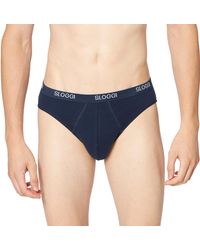 Sloggi - Basic Mini 2 Pack Brief Black - Lyst
