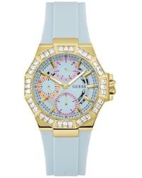 Guess - Selene Silicone Watch - Lyst