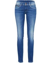 Pepe Jeans - New Brooke PL200019, Jeans Donna, Blu (Denim 10Oz Str 8Dip Royal Dk D45), W24/L30 - Lyst