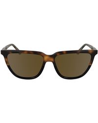 Calvin Klein - Havana/Black with Solid Light Brown - Lyst