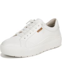 Dr. Scholls - Dr. Scholl's S Time Off Go Lace Up Sneaker White Smooth 9.5 M - Lyst