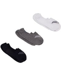 Emporio Armani - Casual 3-Pack 3 Pack Sneaker Socks - Lyst