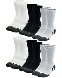Under Armour - Unisex Socken Crew Socks Sportsocken UA Heatgear 6 Paar - Lyst