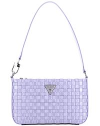 Guess - Twiller Mini Top Zip Shoulder Bag Lavender - Lyst