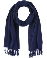 Calvin Klein Classic Wool Scarf M Bufanda - Azul