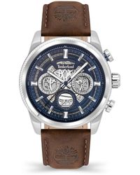 Timberland - Hadlock S Analogue Quartz Watch With Leather Bracelet Tdwgf2200703 - Lyst