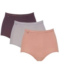 Sloggi - Basic Maxi 3 Pack Plain Brief - Lyst