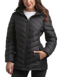 Reebok - Lightweight Quilted Puffer Parka Coat With Flex Stretch Panels – Casual Jacket For - Lyst