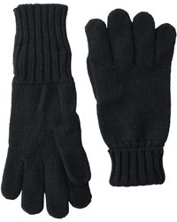 Amazon Essentials Ribbed Gloves - Black
