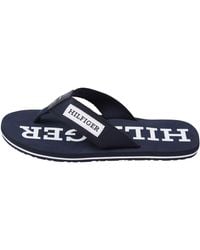 Tommy Hilfiger - Patch Beach Sandal Flip-flops Pool Slides - Lyst