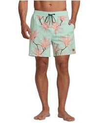 Billabong - Elastic Waist Stretch Sundays Layback Boardshort Swim Short Trunk - Lyst