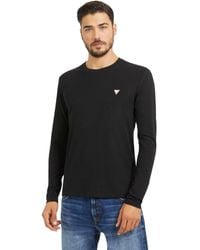 Guess - Pullover Uomo Longsleeve Nero E24gu04 M2yi28j1314 Xl - Lyst