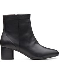 Clarks - Un Cosmo Up S Ankle Boots Black 7.5 Uk - Lyst