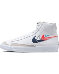 Nike - Blazer Mid '77 Sneakers White Trainers Fj4827 100 - Lyst