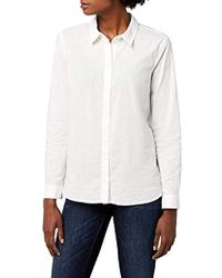 Vero Moda Vmkate Isabell L/S Long Shirt Noos Camicia Donna - Bianco