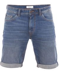 Tom Tailor - Jeans Short Josh Regular Slim Fit Kurze Basic Stretch Shorts Baumwolle Bermuda Sommer Hose Denim Blau w34 - Lyst