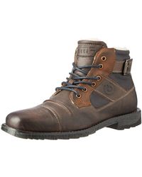 Stivali BUGATTI - 321-A0U31-3214 Dark Brown/Brown 6160 - Stivali - Stivali  e altri - Uomo | escarpe.it