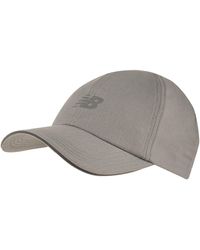 New Balance - , , 6 Panel Performance Run Hat, Athletic Stylish Caps For Adults, One Size Fits Most, Slate - Lyst