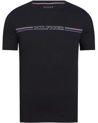 Tommy Hilfiger - Short-sleeve T-shirt Stripe Chest Tee Crew Neck - Lyst