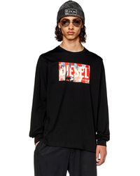 DIESEL - _t-just-ls-l6 Magliet_shirt_9xx-0catm_l - Lyst